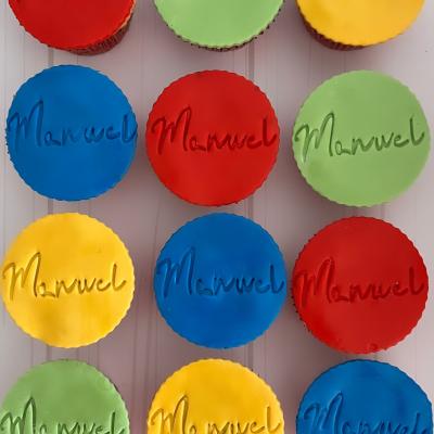 Cupcakes con fondant