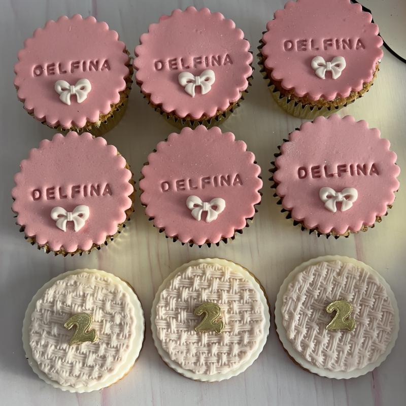 Cupcakes con fondant