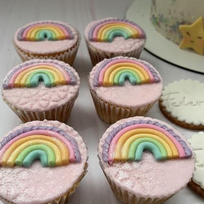 Cupcakes con fondant