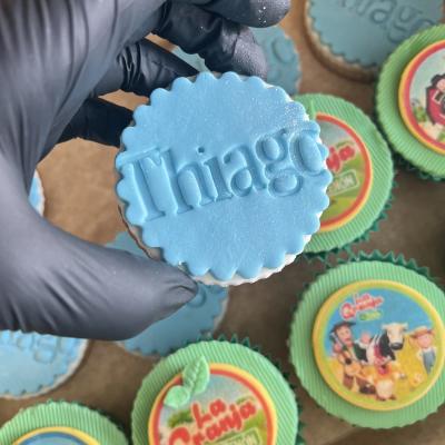 Cupcakes con fondant