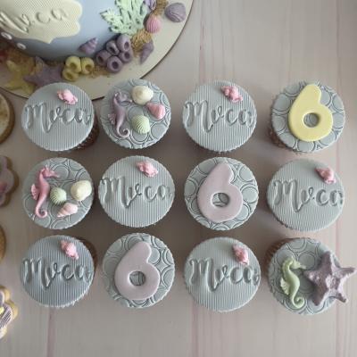 Cupcakes con fondant