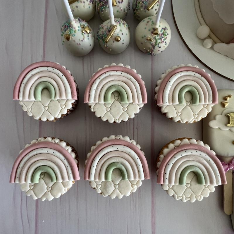 Cupcakes con fondant
