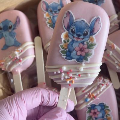 Paletas con imagen impresa