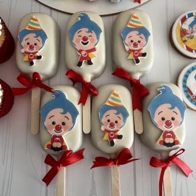 Paletas con imagen impresa
