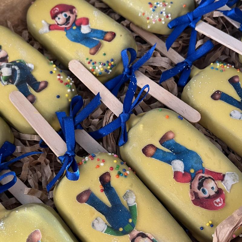 Paletas con imagen impresa