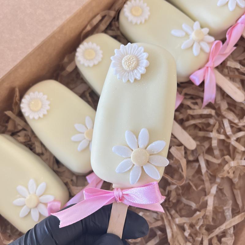Paletas con detalles en azúcar