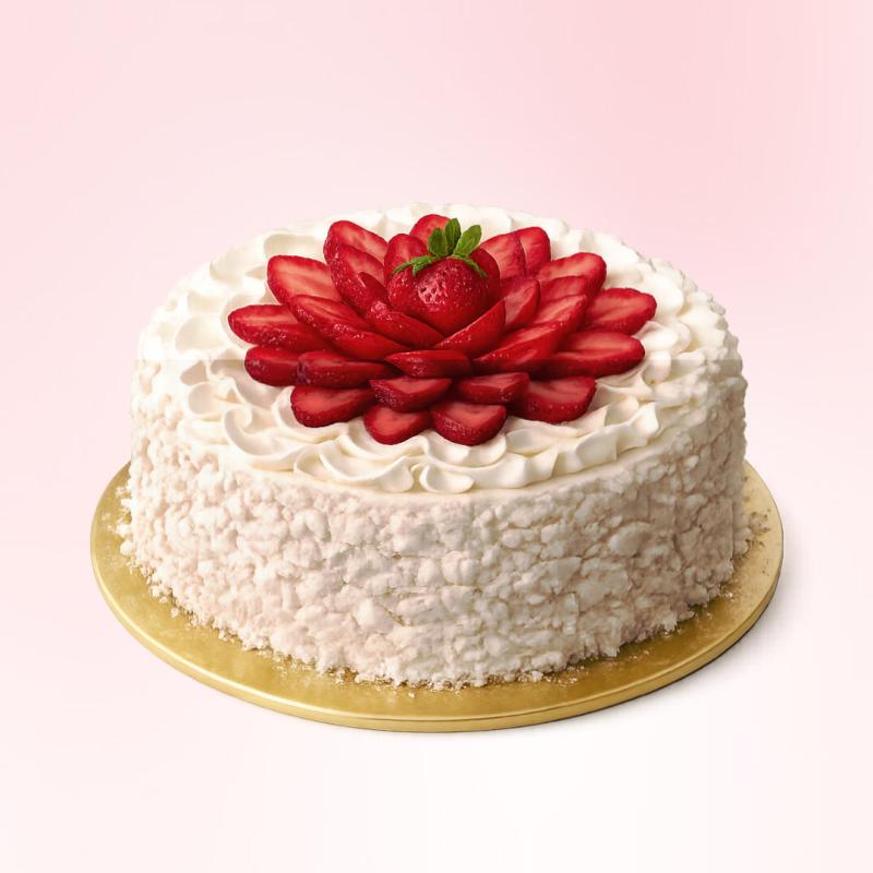 Postre Chajá de frutillas