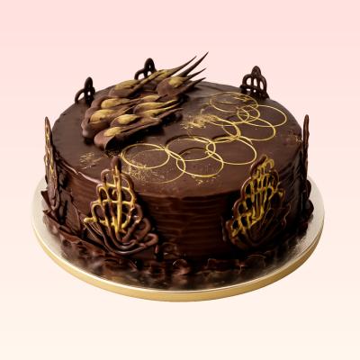 Postre delicia de chocolate